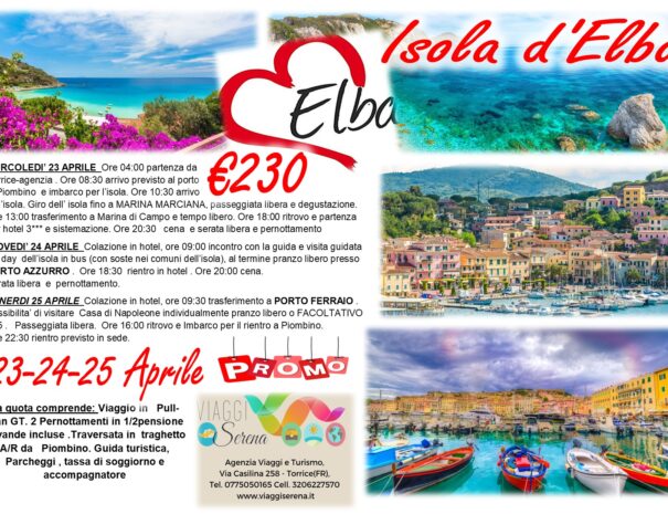 ISOLA D'ELBA aprile 2025
