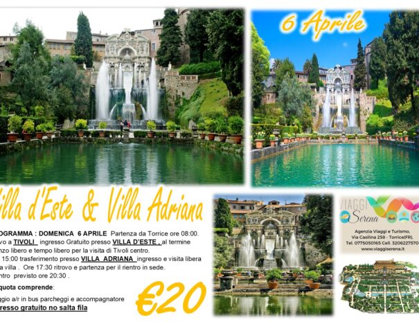 TIVOLI VILLA D'ESTE APRILE 2025