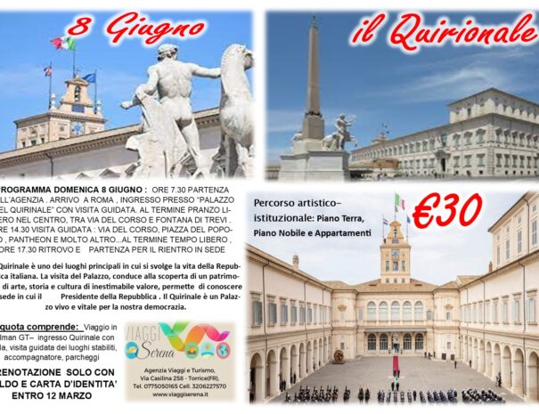 quirinale 8 GIUGNO 2025