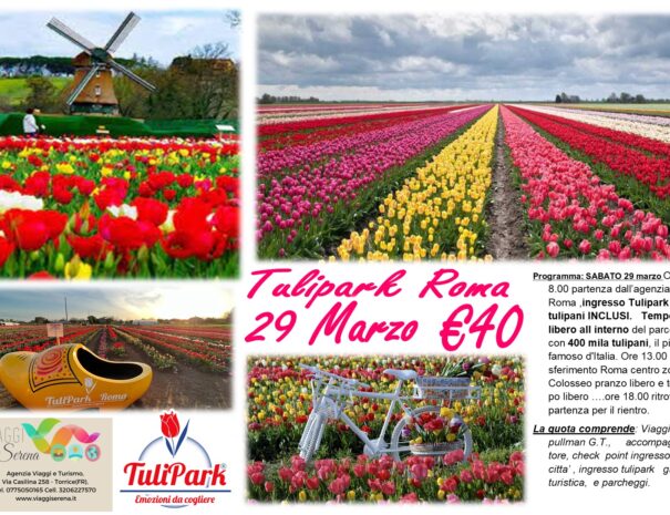 tulipark roma 29 marzo roma
