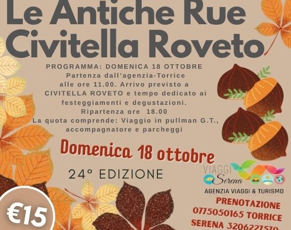 civitella roveto 18 ottobre 2026