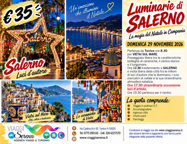 salerno vietri 29 novembre 2026